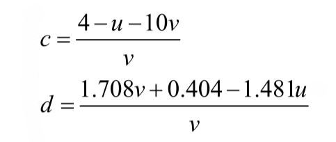 顏色樣品的色適應(yīng)色品位移修正參數(shù)計(jì)算公式