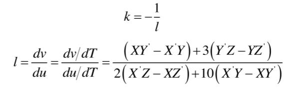 斜率計(jì)算式