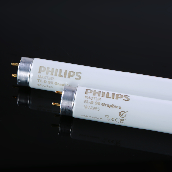 PHILIPS 標(biāo)準(zhǔn)光源D65燈管MASTER TL-D 90 Graphica 18W/965 SLV/10
